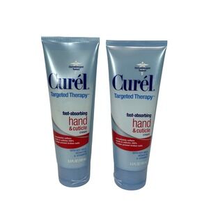 Curel Targeted Therapy Hand and Cuticle Cream 3.5oz 2 Pack Soy Milk Monoi Oil